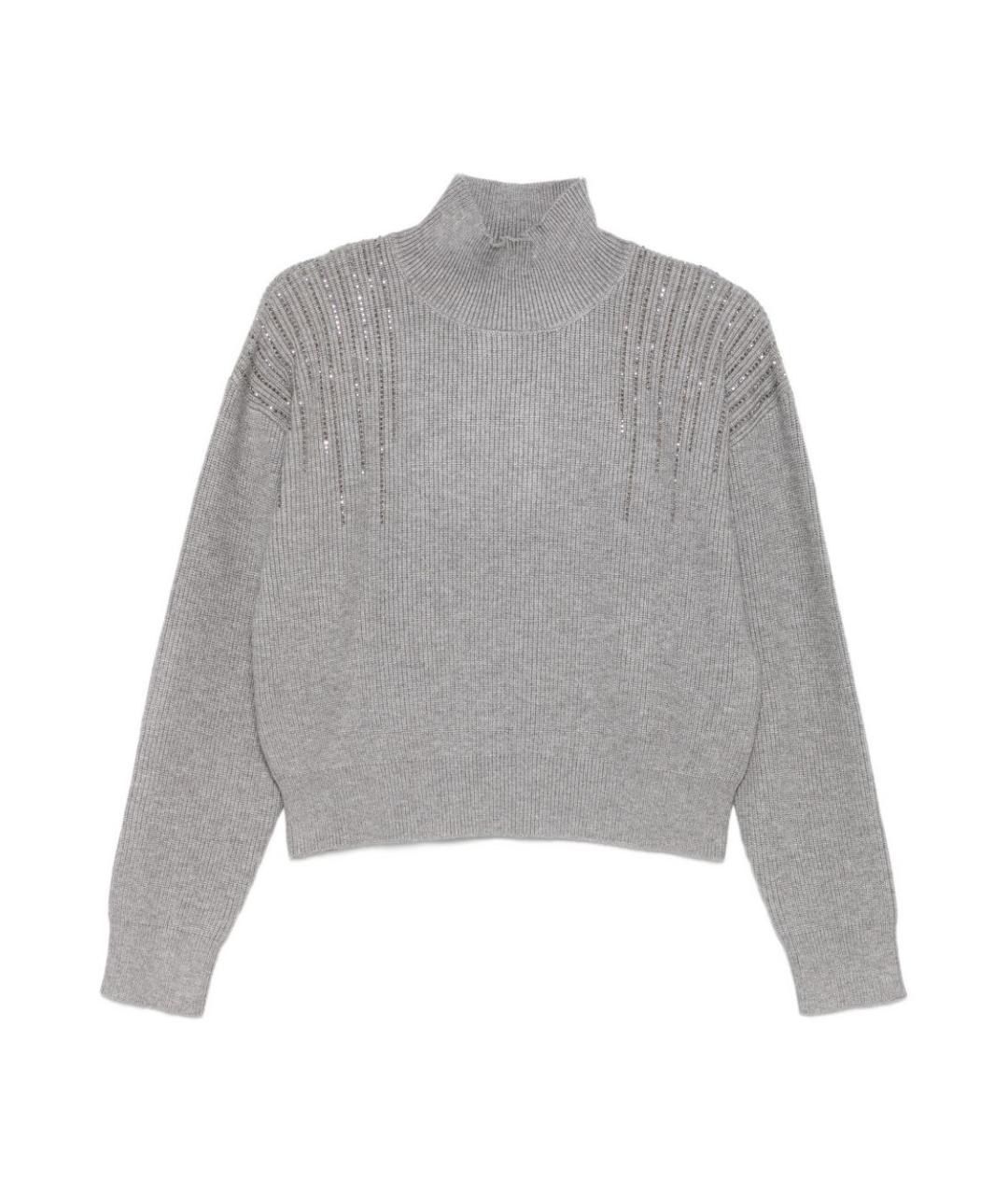 SEVENTY Серый вискозный джемпер / свитер, фото 1