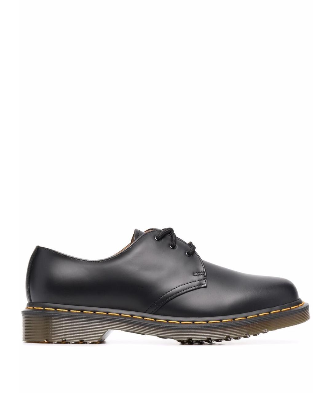 DR. MARTENS Черные кожаные ботинки, фото 1
