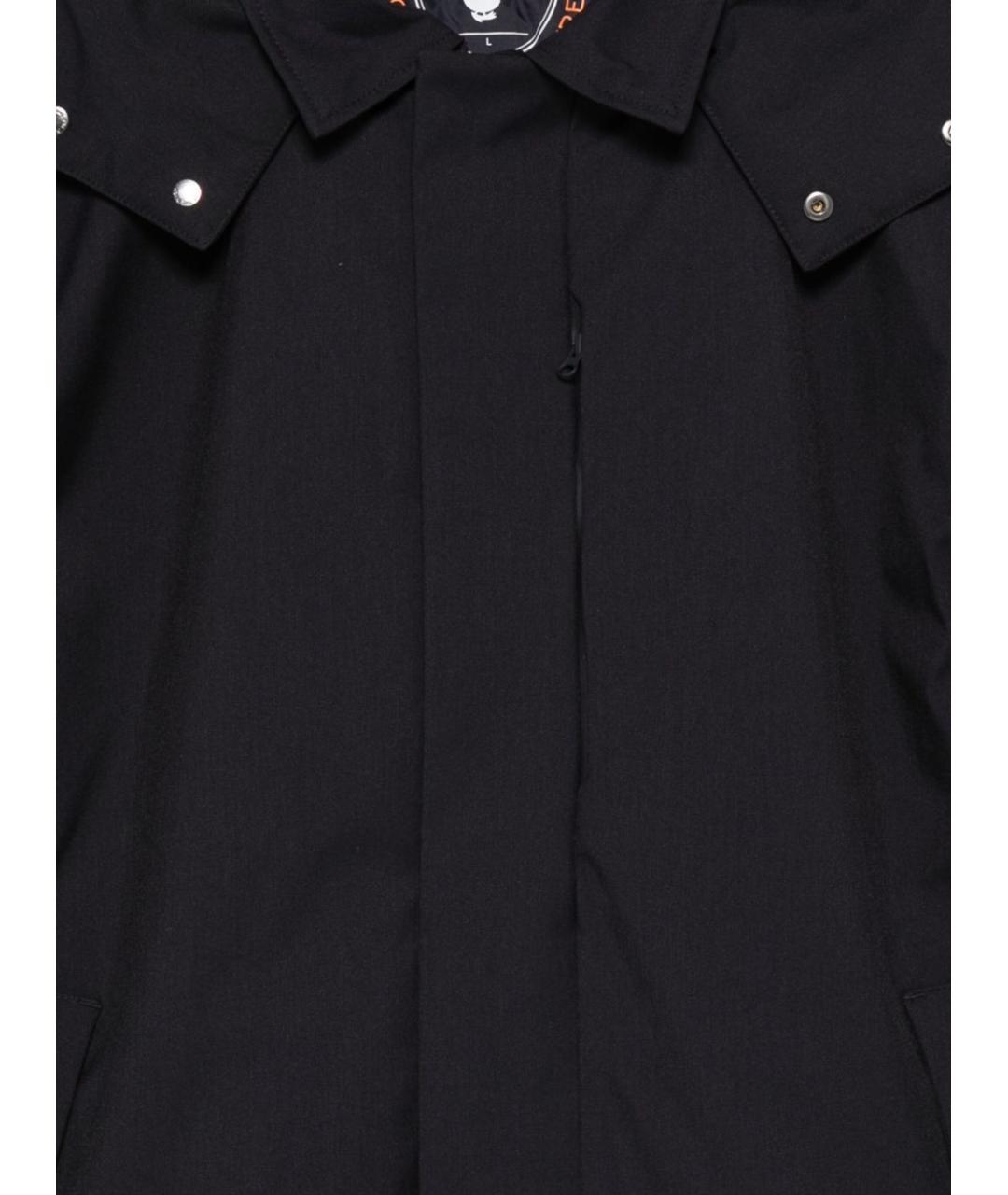 SAVE THE DUCK Черная полиэстеровая парка, фото 2