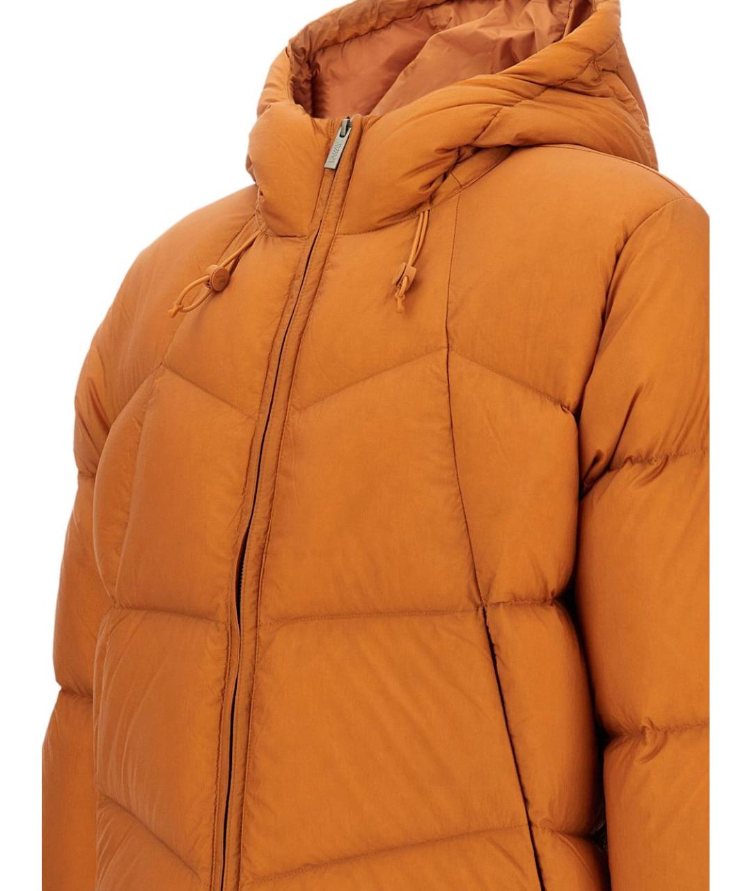 K-WAY Оранжевый полиэстеровый пуховик, фото 3