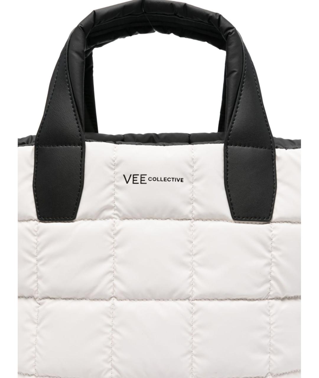 VEECOLLECTIVE Белая сумка тоут, фото 3