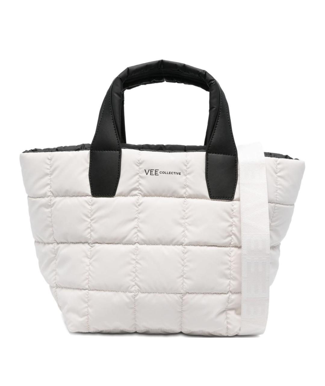 VEECOLLECTIVE Белая сумка тоут, фото 1
