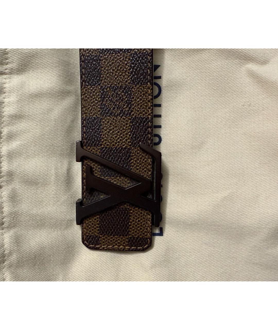 LOUIS VUITTON Коричневый ремень, фото 3