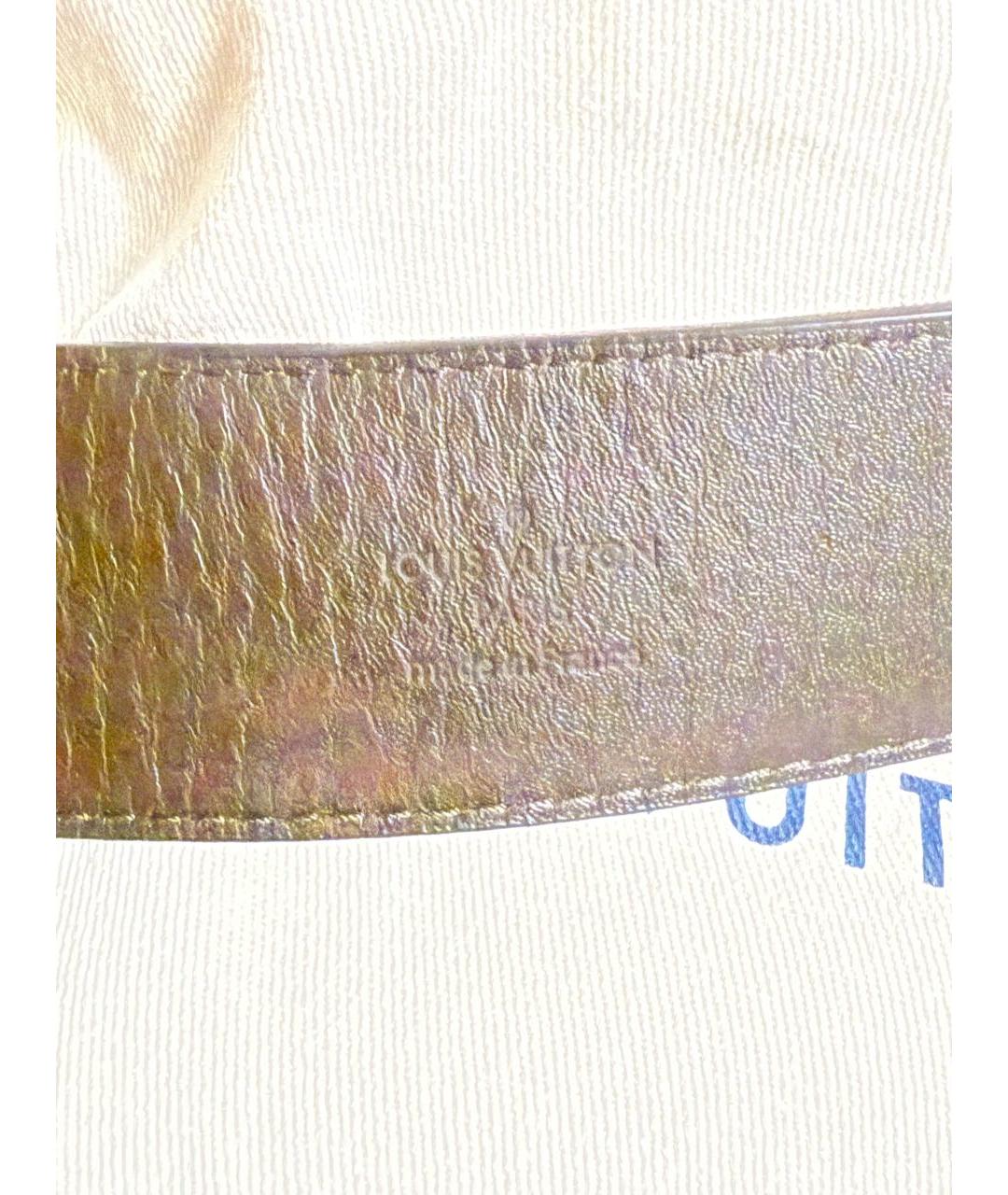 LOUIS VUITTON Коричневый ремень, фото 4