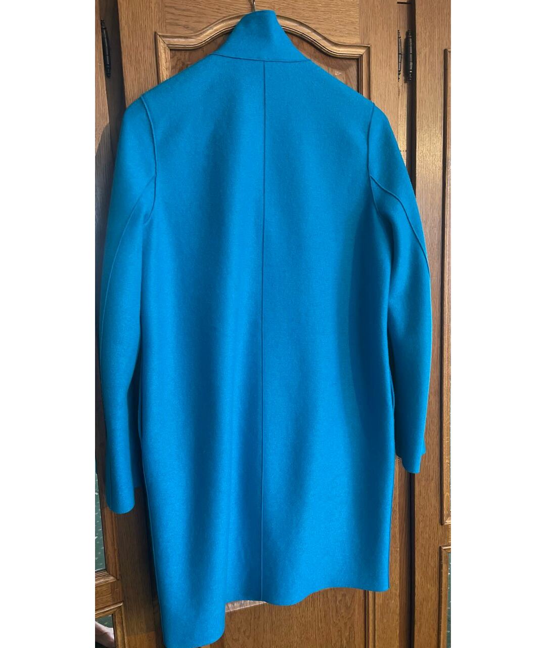 HARRIS WHARF LONDON Синее шерстяное пальто, фото 2