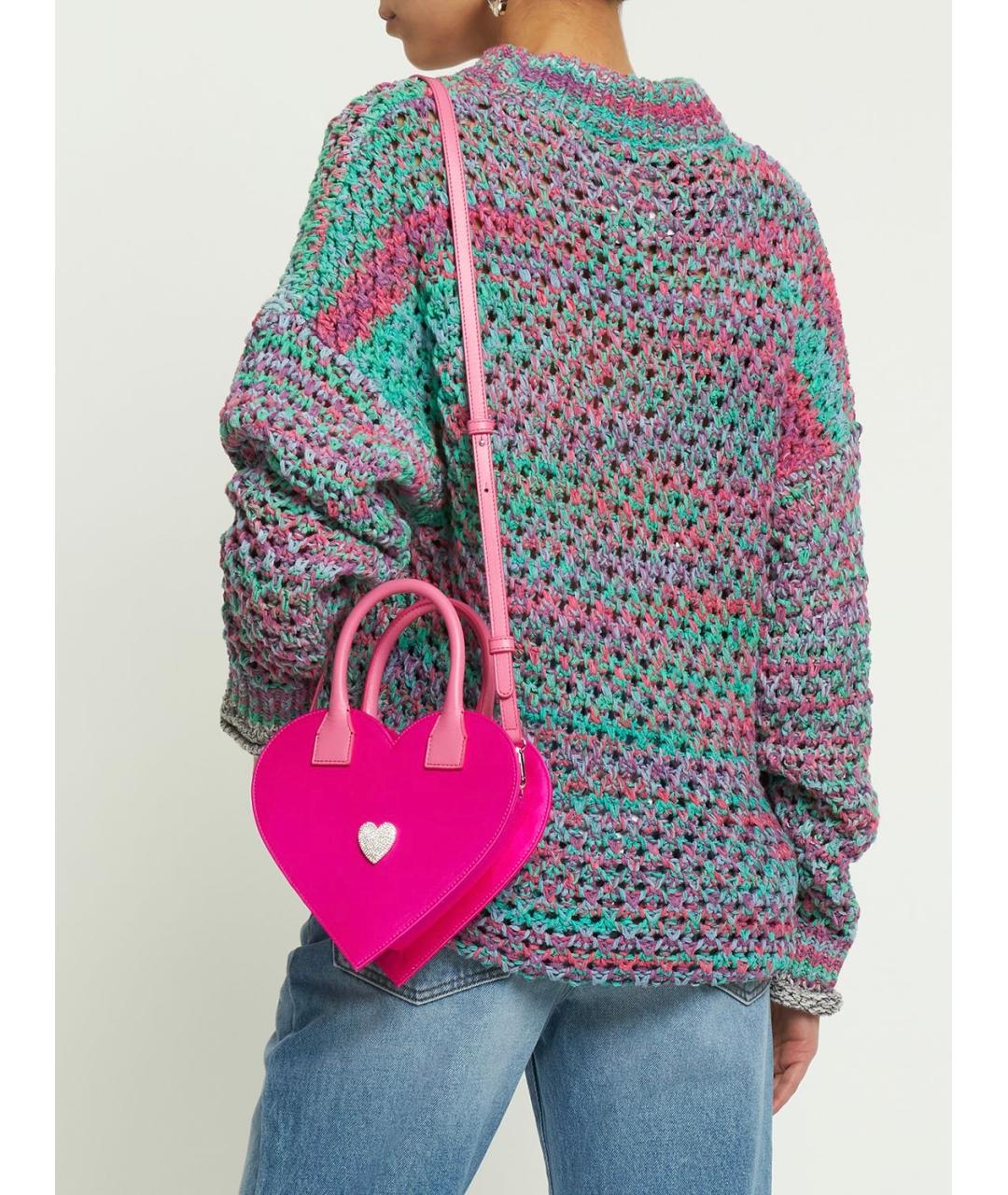 MACH&MACH Фуксия тканевая сумка через плечо, фото 6