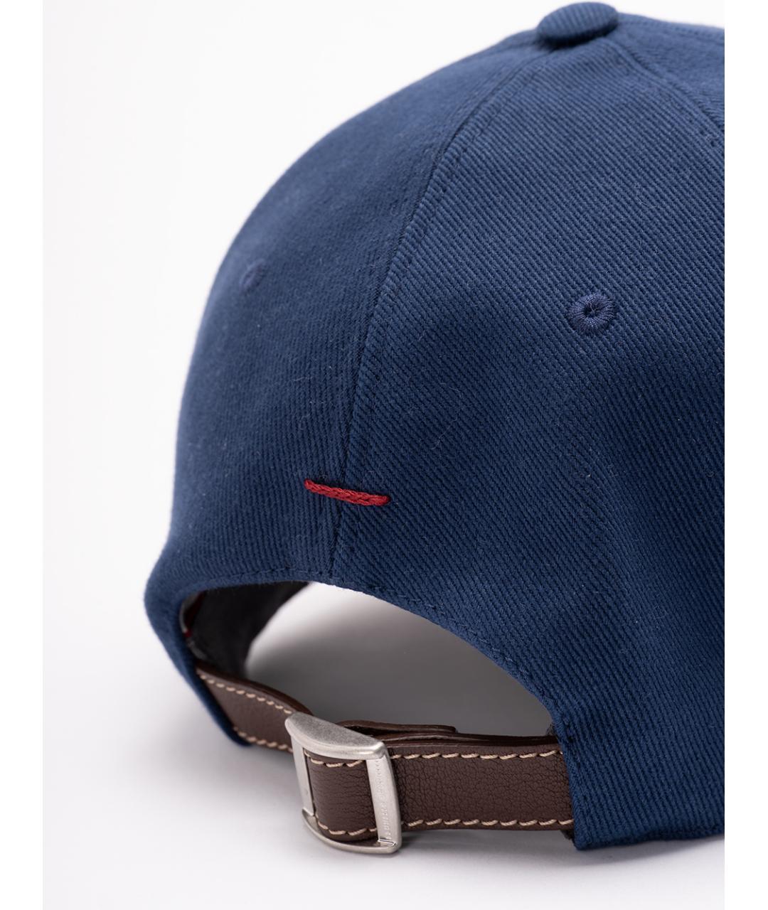 BRUNELLO CUCINELLI Синяя хлопковая кепка/бейсболка, фото 4
