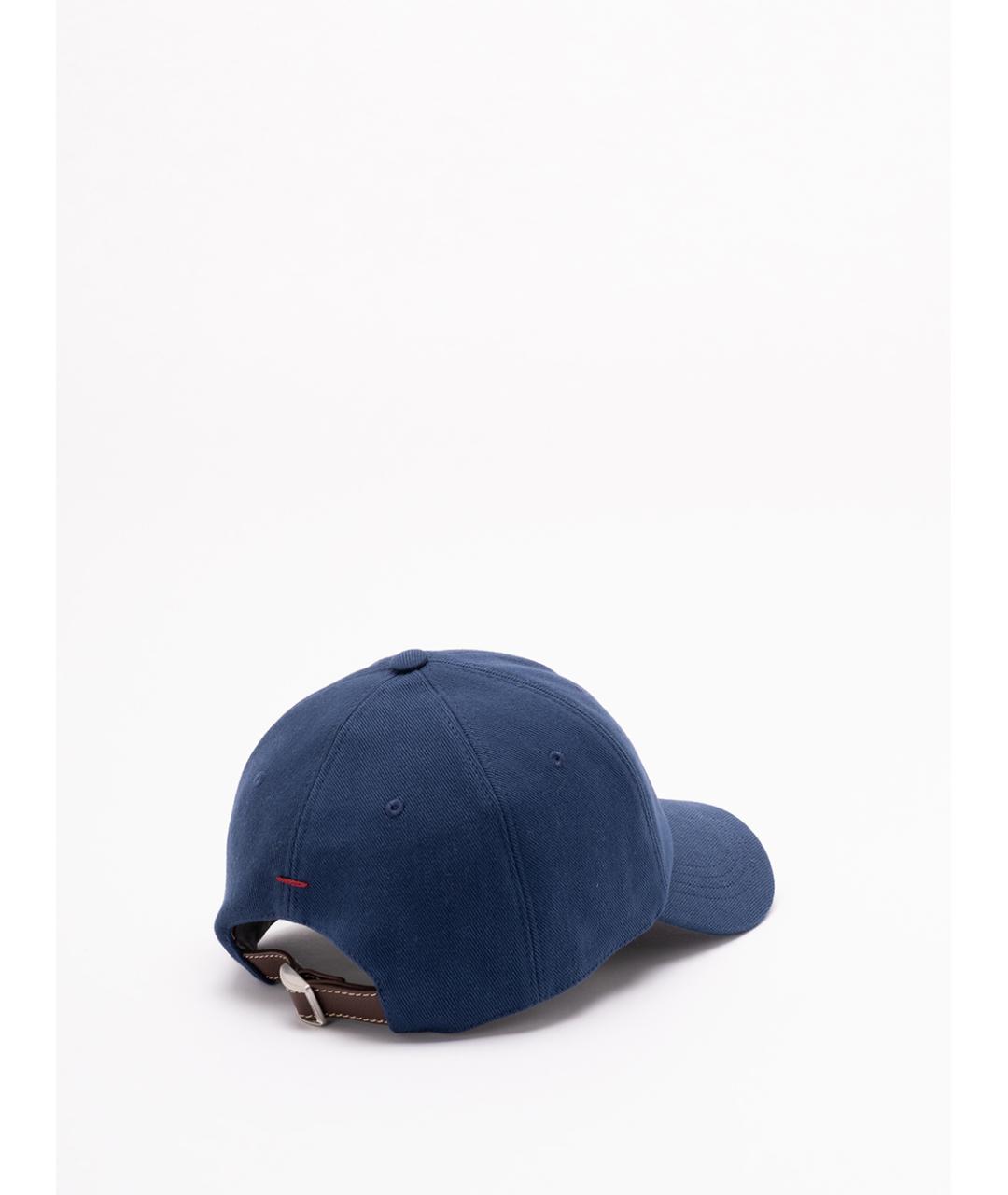 BRUNELLO CUCINELLI Синяя хлопковая кепка/бейсболка, фото 2