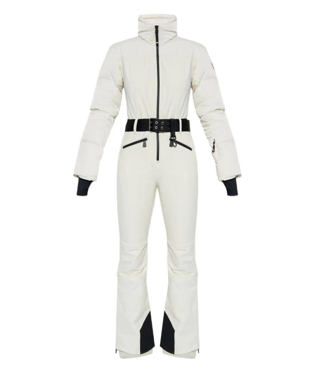 MONCLER GRENOBLE Белый полиэстеровый комбинезон, фото 1