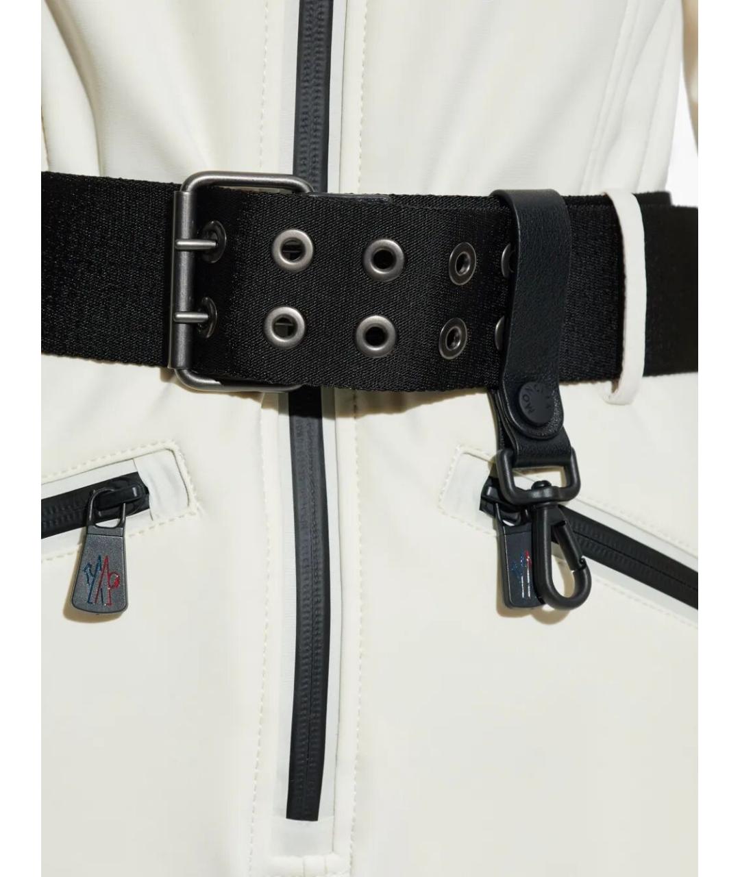 MONCLER GRENOBLE Белый полиэстеровый комбинезон, фото 5