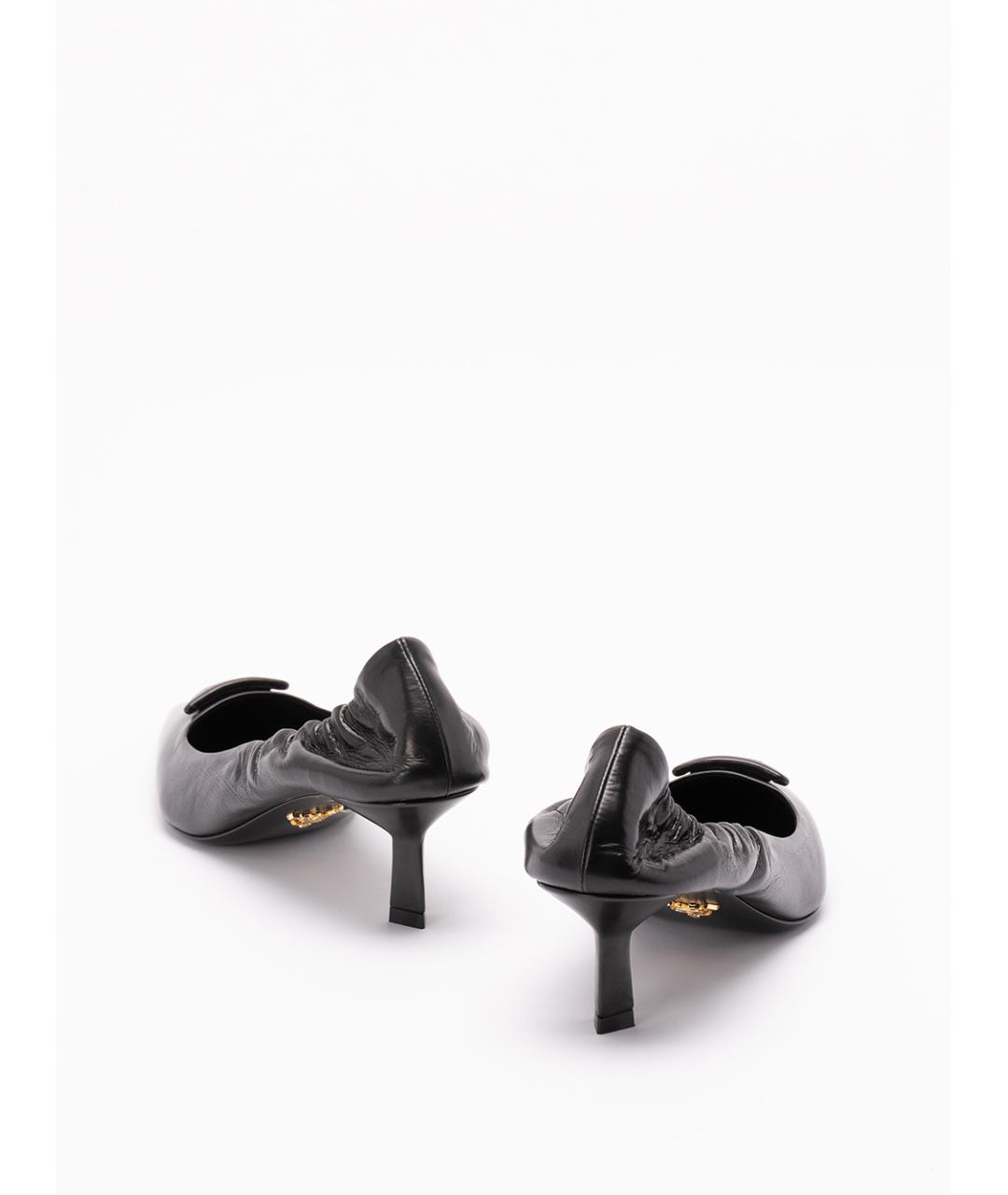 PRADA Черные кожаные туфли, фото 3