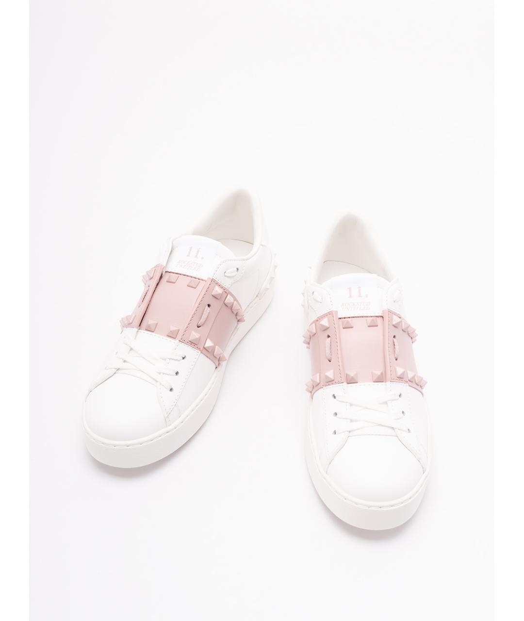 VALENTINO Белые кожаные кроссовки, фото 5