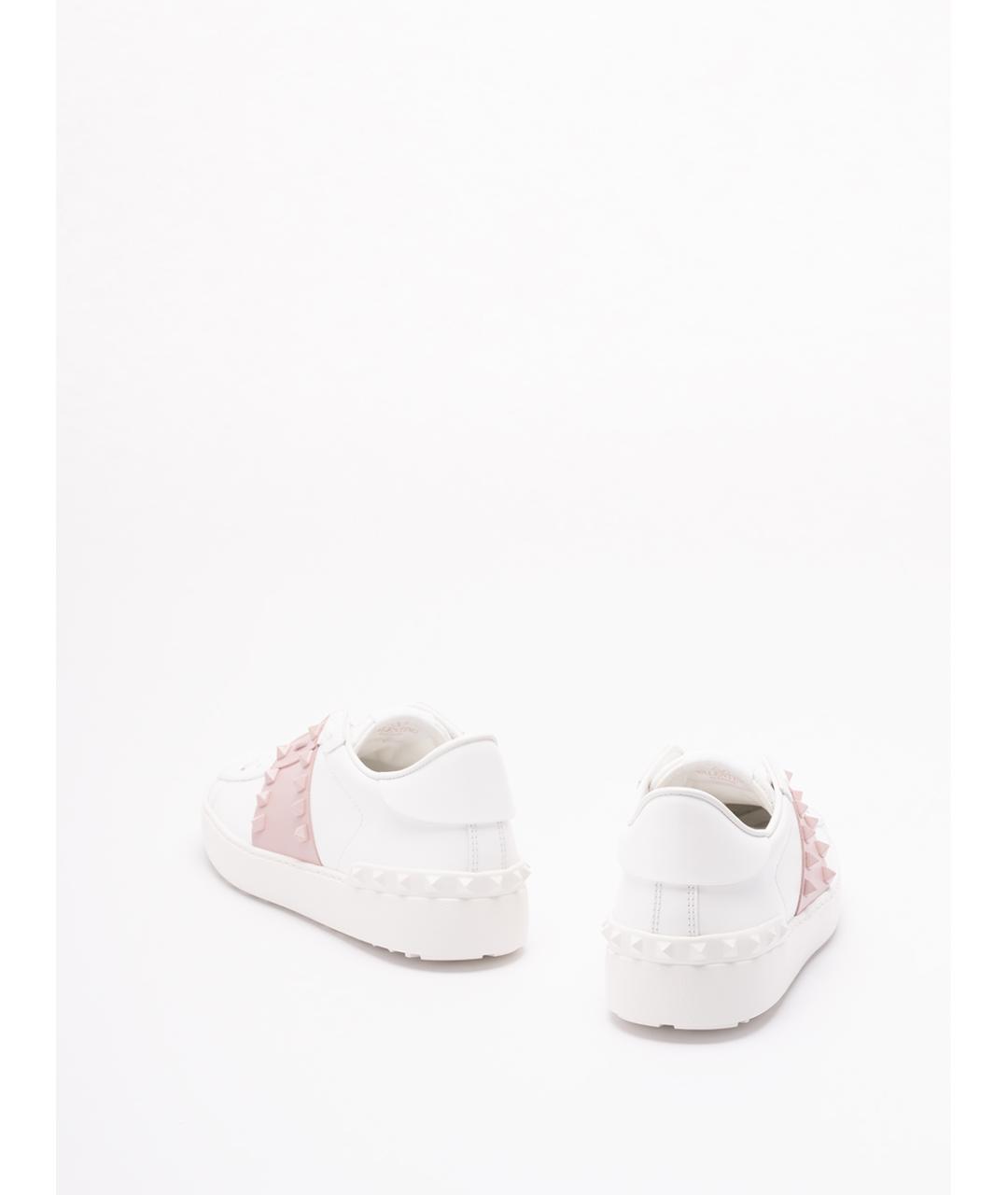 VALENTINO Белые кожаные кроссовки, фото 3