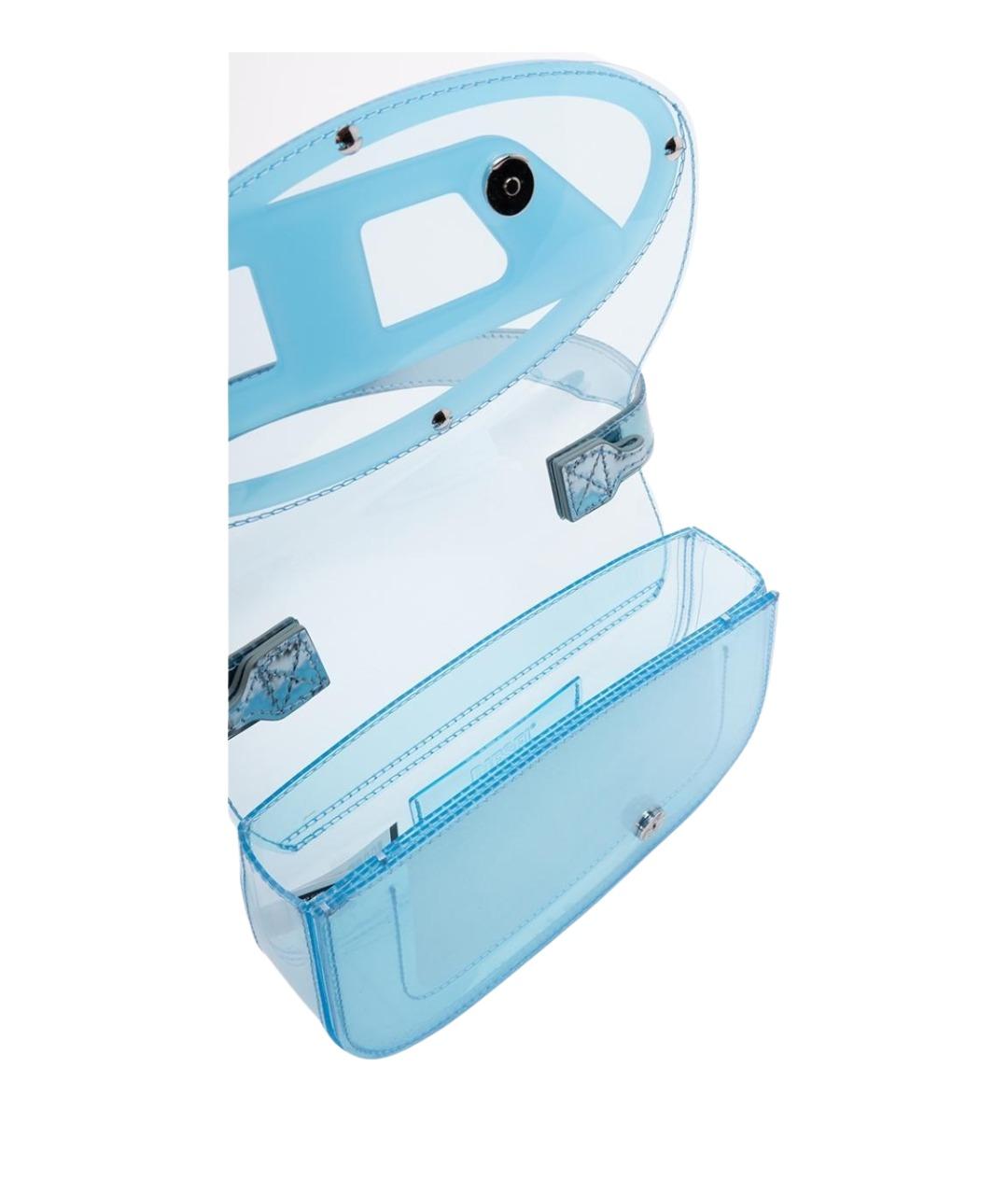 DIESEL Синяя сумка с короткими ручками, фото 5