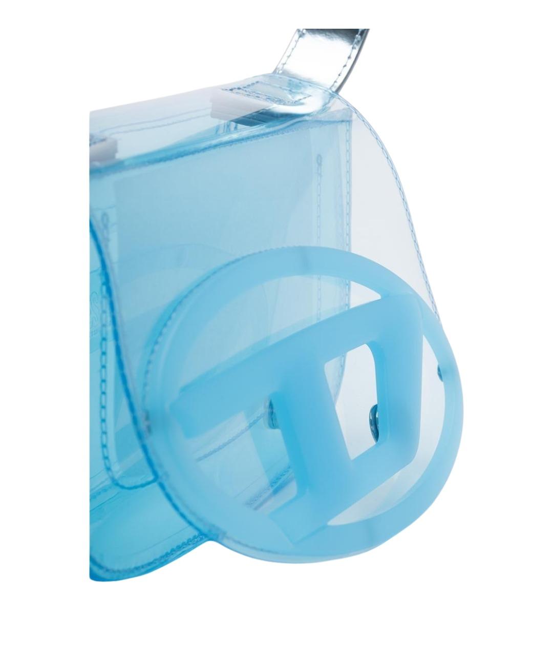 DIESEL Синяя сумка с короткими ручками, фото 4