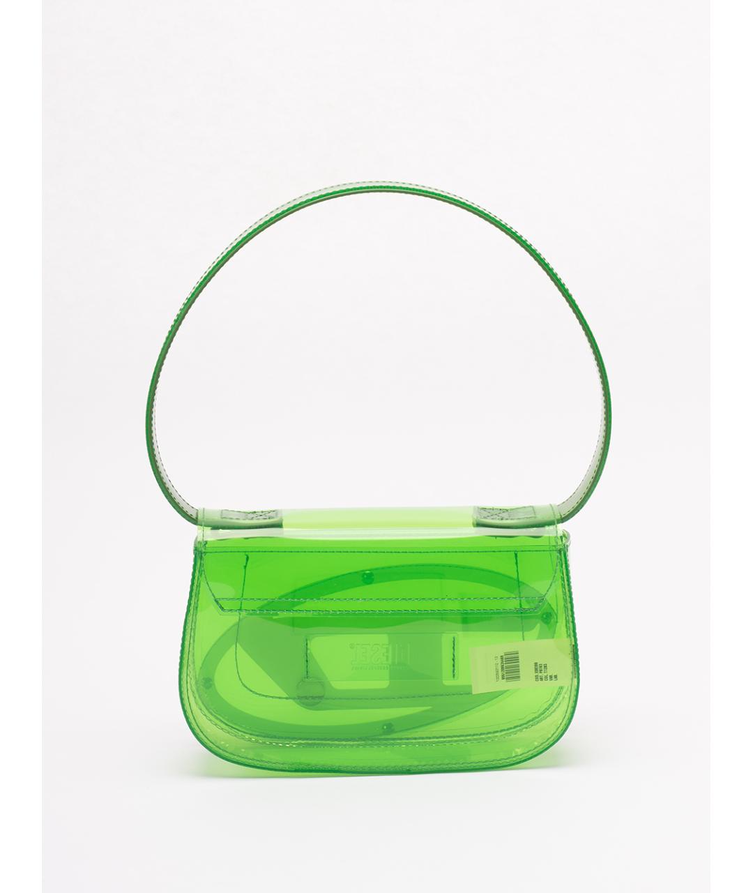 DIESEL Зеленая сумка с короткими ручками, фото 2