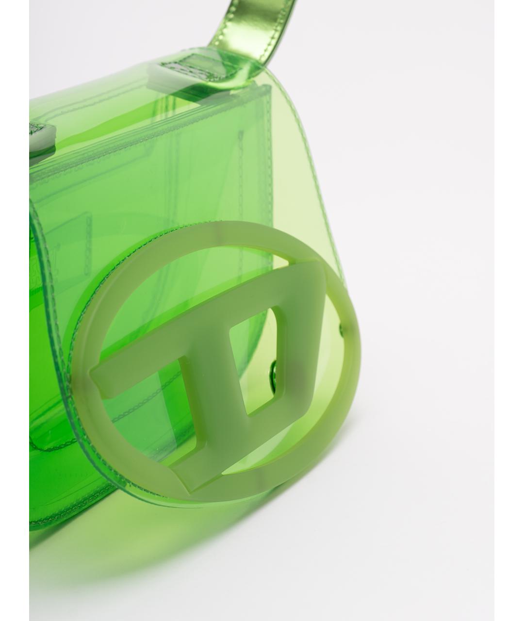 DIESEL Зеленая сумка с короткими ручками, фото 5