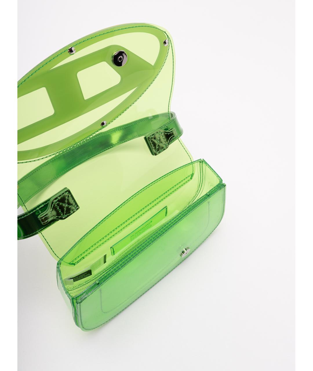 DIESEL Зеленая сумка с короткими ручками, фото 6