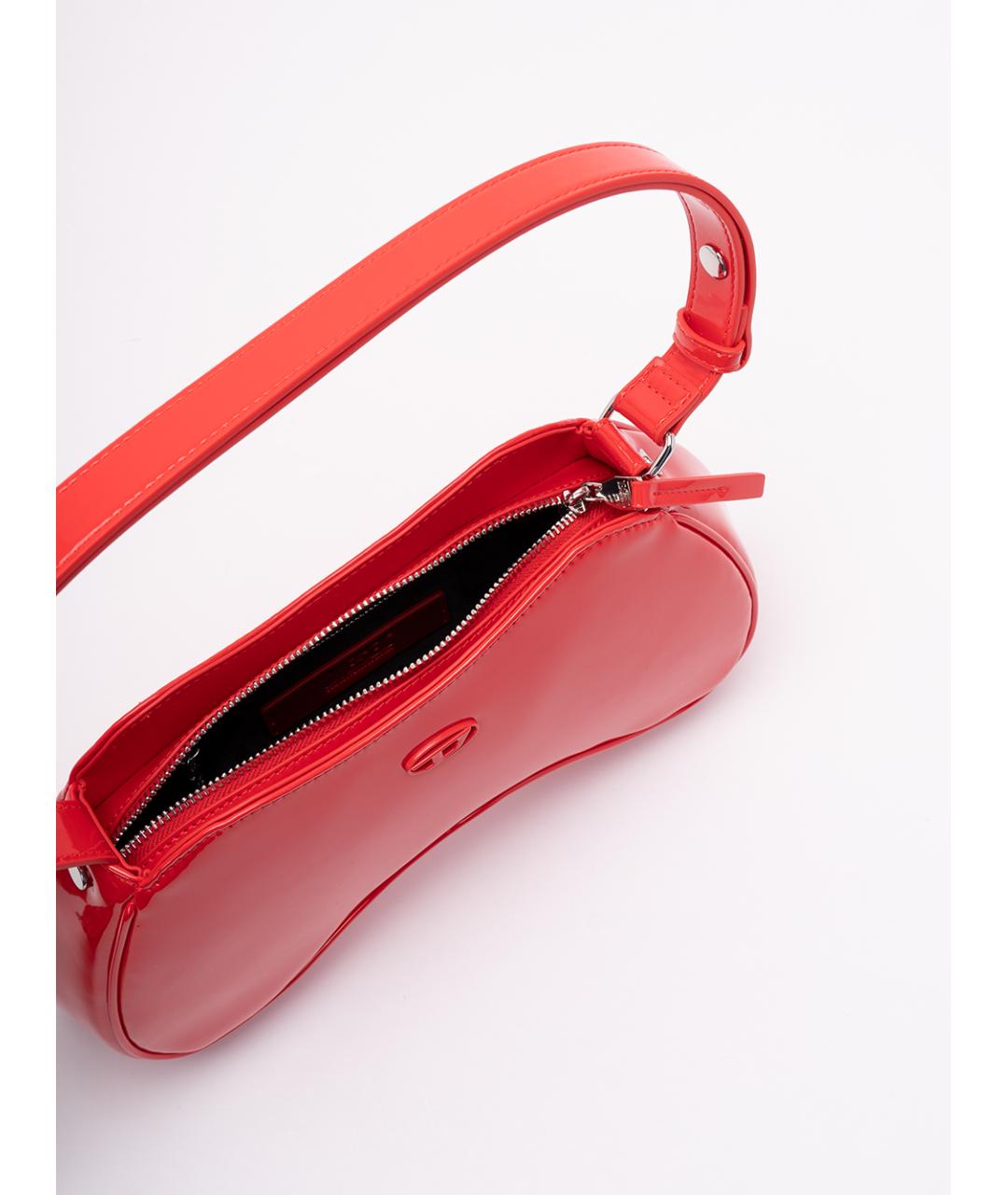 DIESEL Красная сумка через плечо из искусственной кожи, фото 5