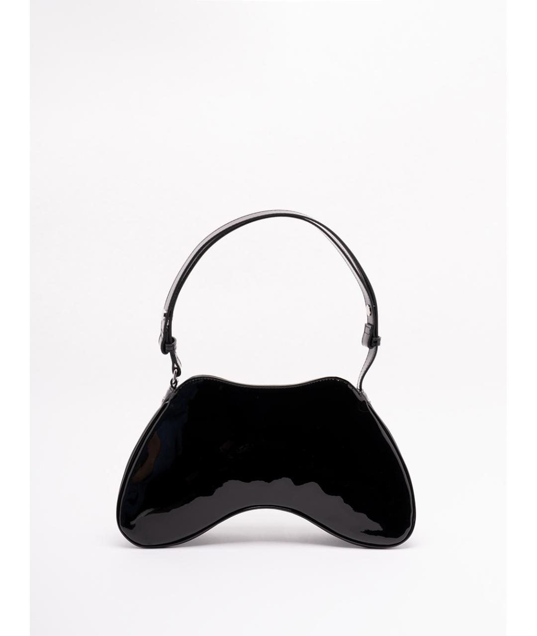 DIESEL Черная сумка через плечо из искусственной кожи, фото 2