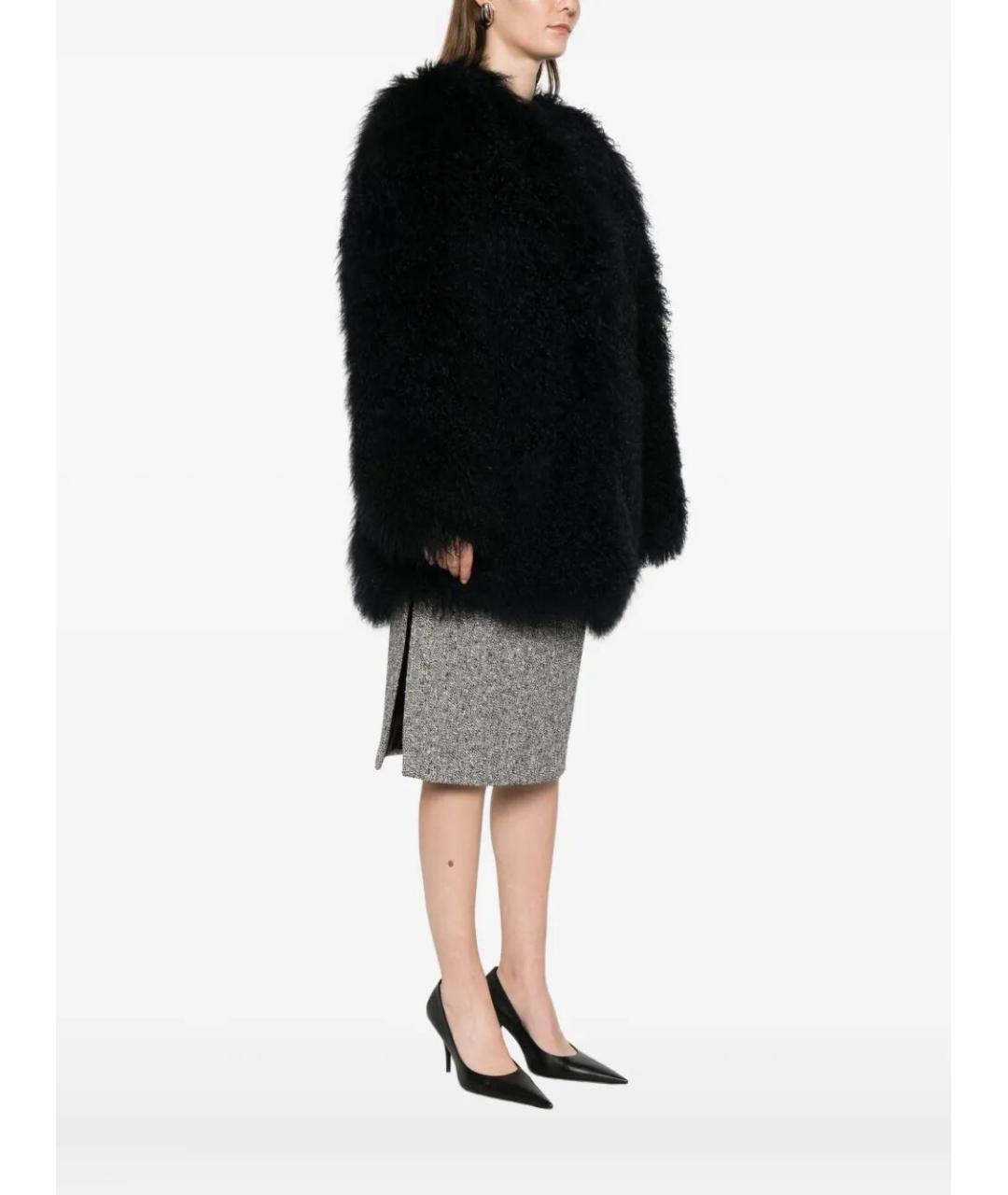 NUMERO OTTO Черная шуба, фото 4