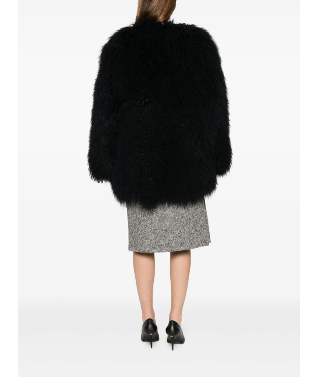 NUMERO OTTO Черная шуба, фото 5