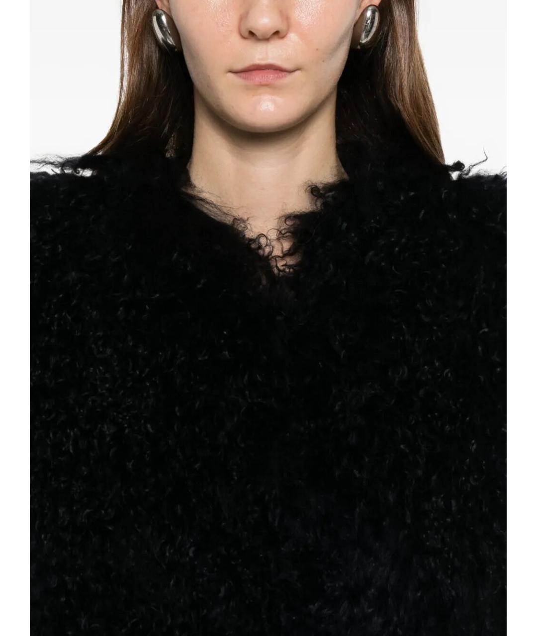 NUMERO OTTO Черная шуба, фото 3