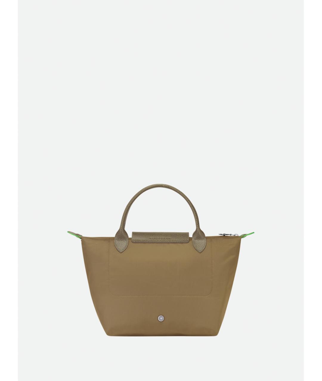 LONGCHAMP Зеленая сумка с короткими ручками, фото 2
