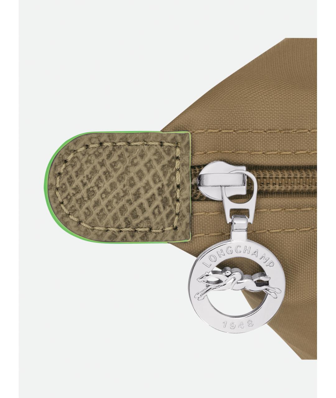 LONGCHAMP Зеленая сумка с короткими ручками, фото 4