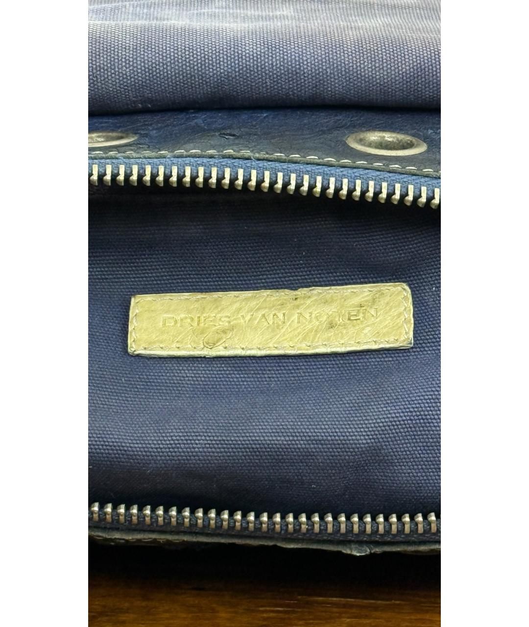 DRIES VAN NOTEN Мульти рюкзак из экзотической кожи, фото 5