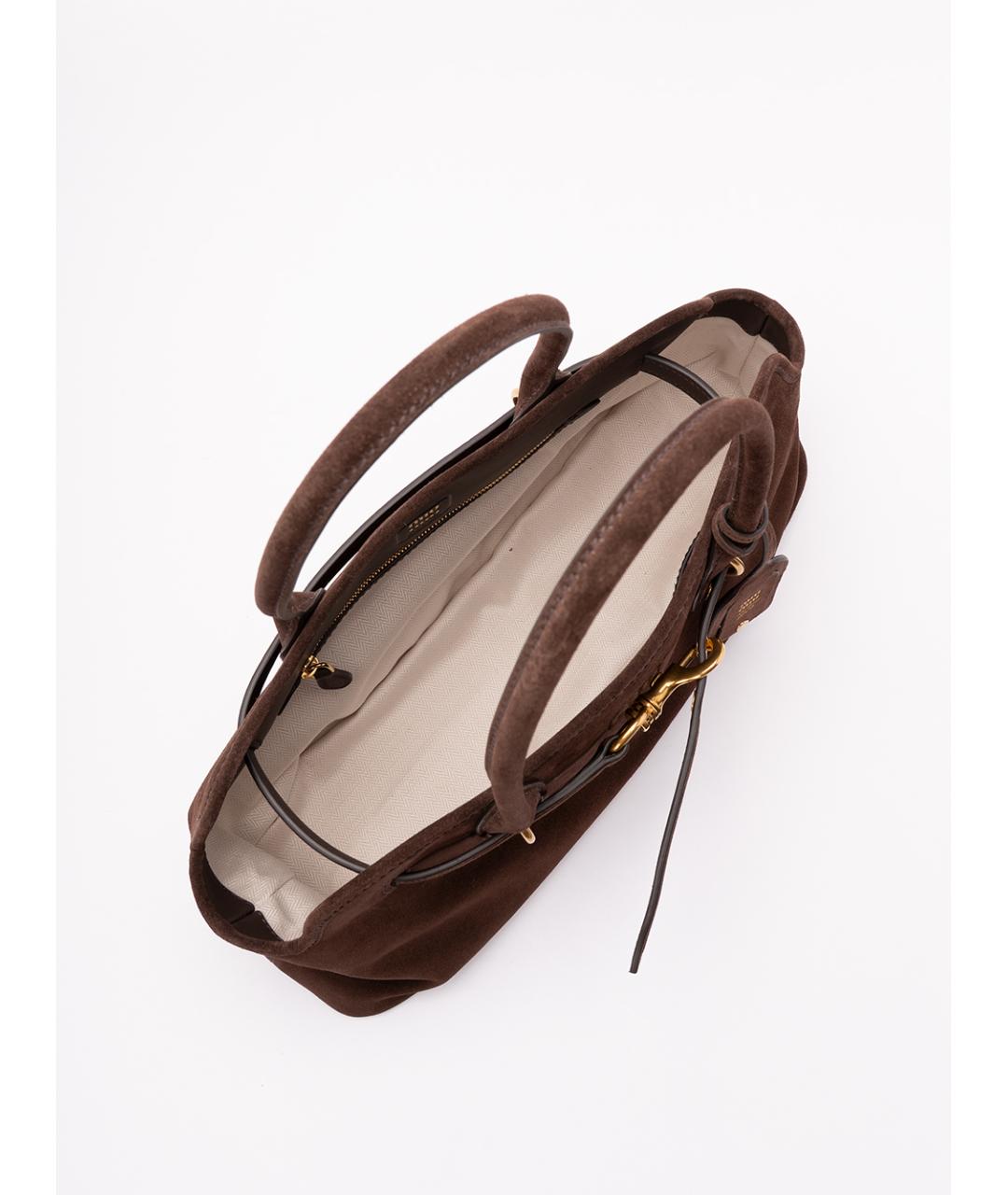 MIU MIU Коричневая кожаная сумка тоут, фото 5