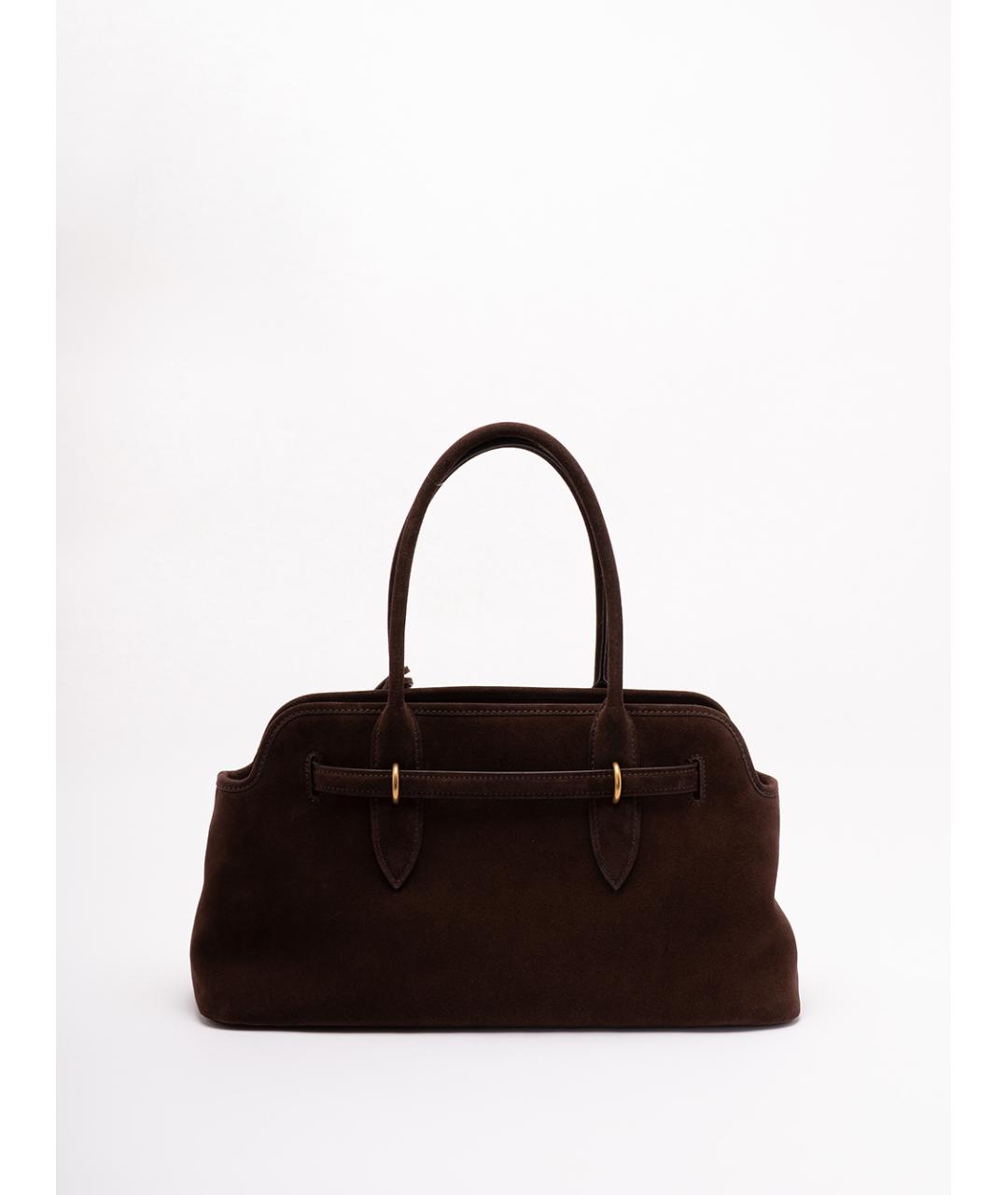 MIU MIU Коричневая кожаная сумка тоут, фото 2