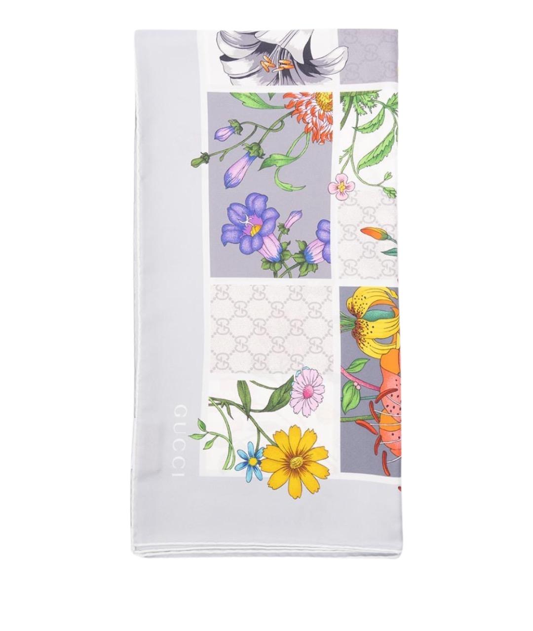 GUCCI Мульти шелковый платок, фото 1