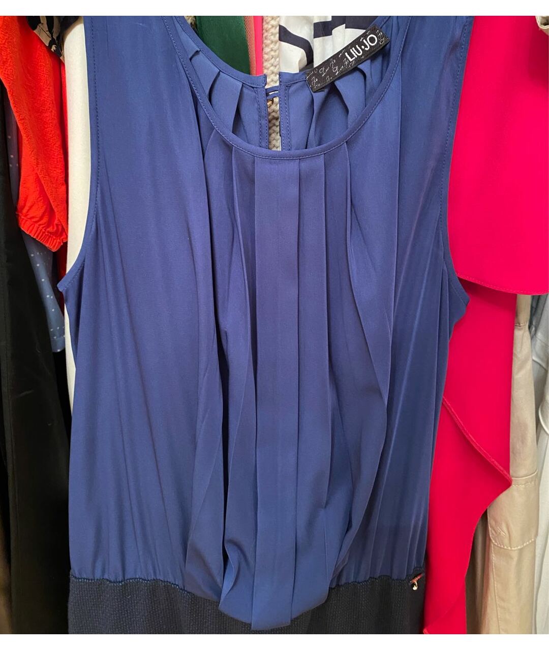 LIU JO Синее повседневное платье, фото 2