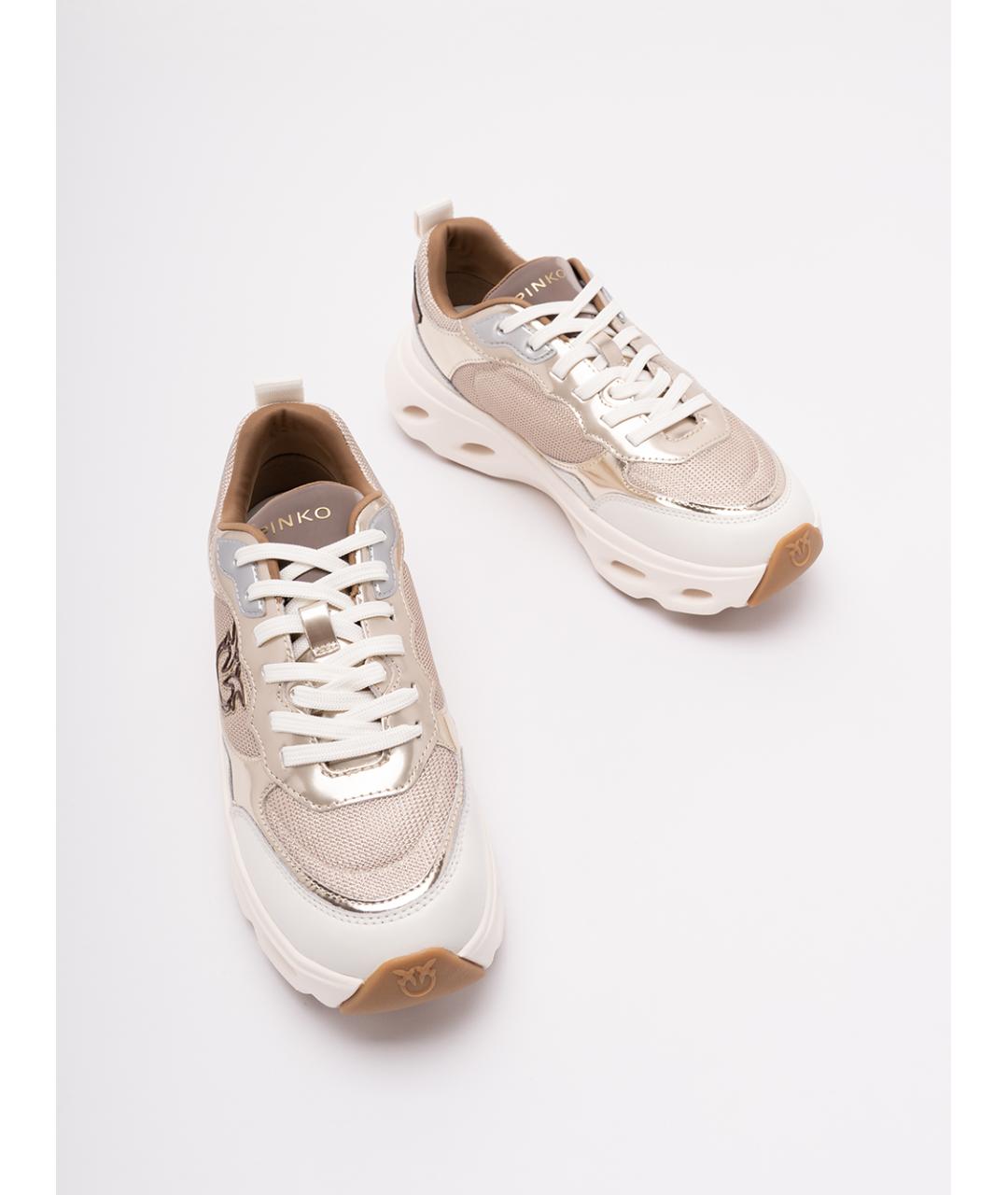 PINKO Мульти кожаные кроссовки, фото 5