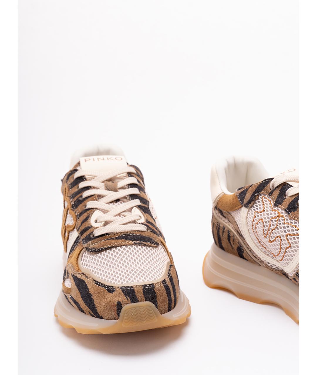 PINKO Мульти кожаные кроссовки, фото 5