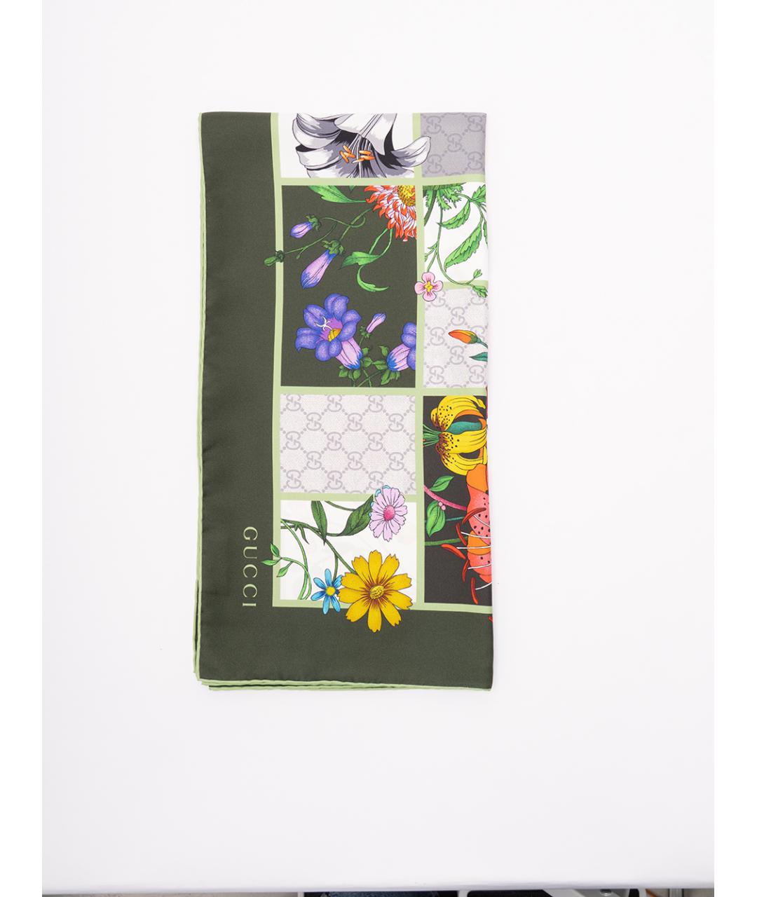 GUCCI Мульти шелковый платок, фото 1