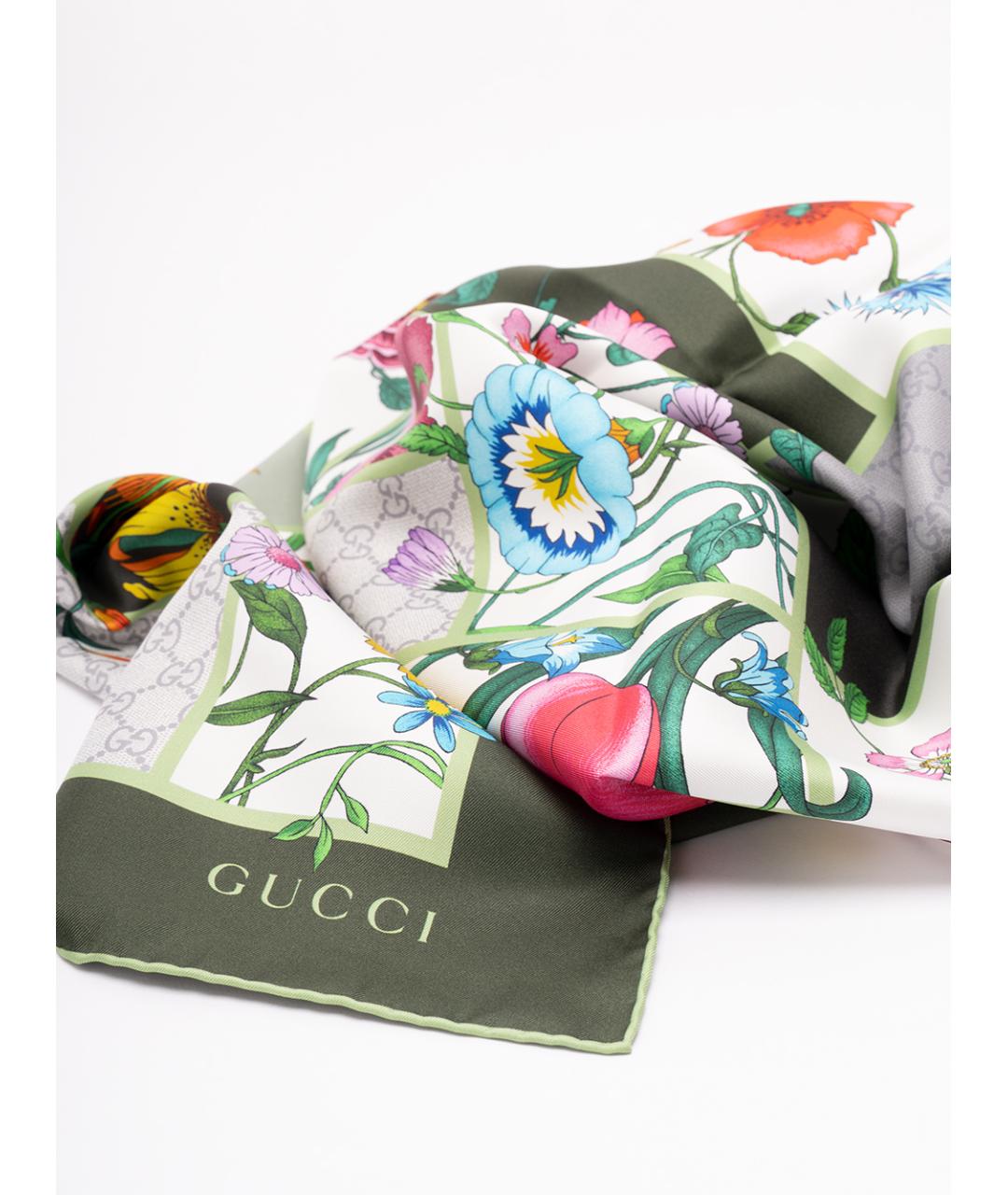 GUCCI Мульти шелковый платок, фото 3