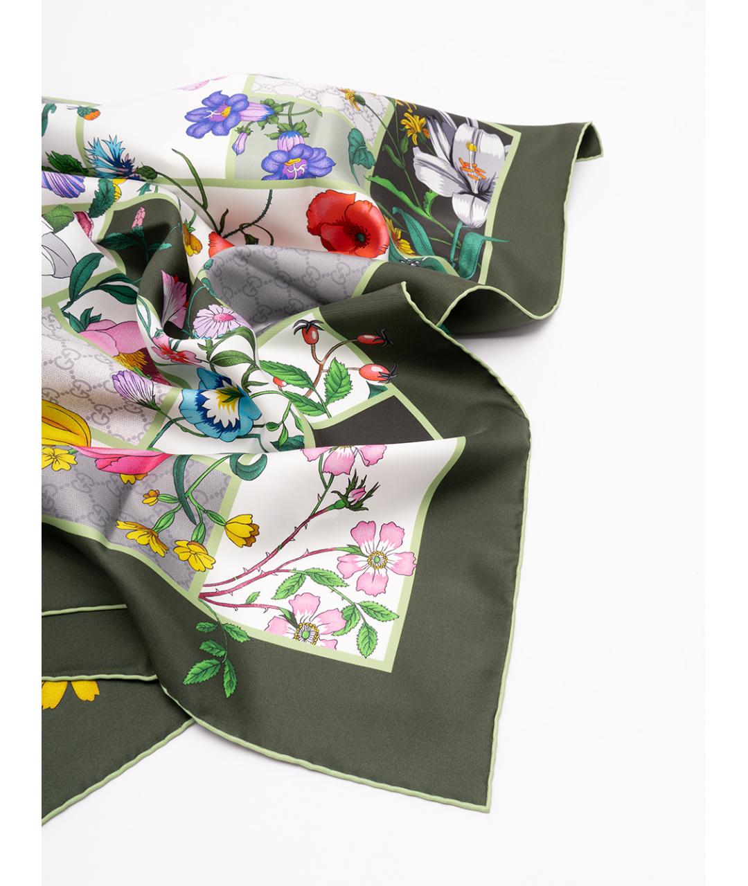 GUCCI Мульти шелковый платок, фото 4