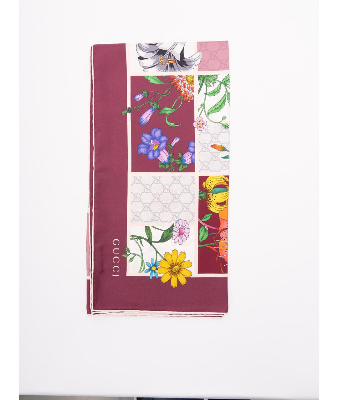 GUCCI Мульти шелковый платок, фото 1