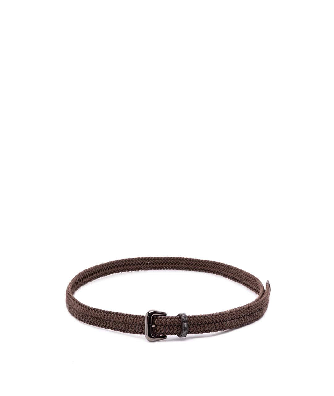 BRUNELLO CUCINELLI Коричневый ремень, фото 1