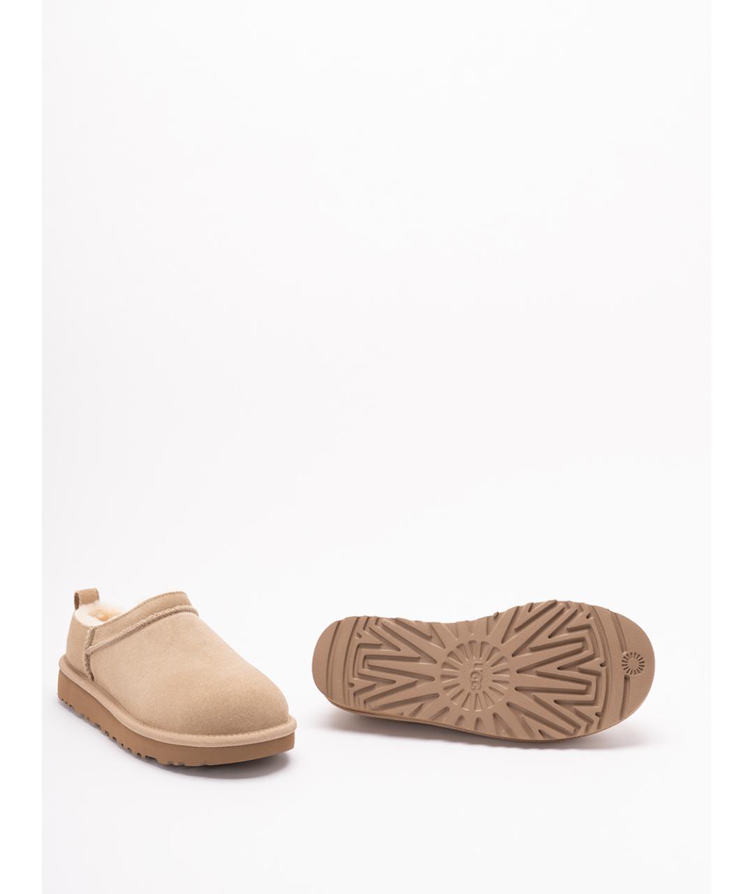 UGG Бежевые нубуковые ботинки, фото 4