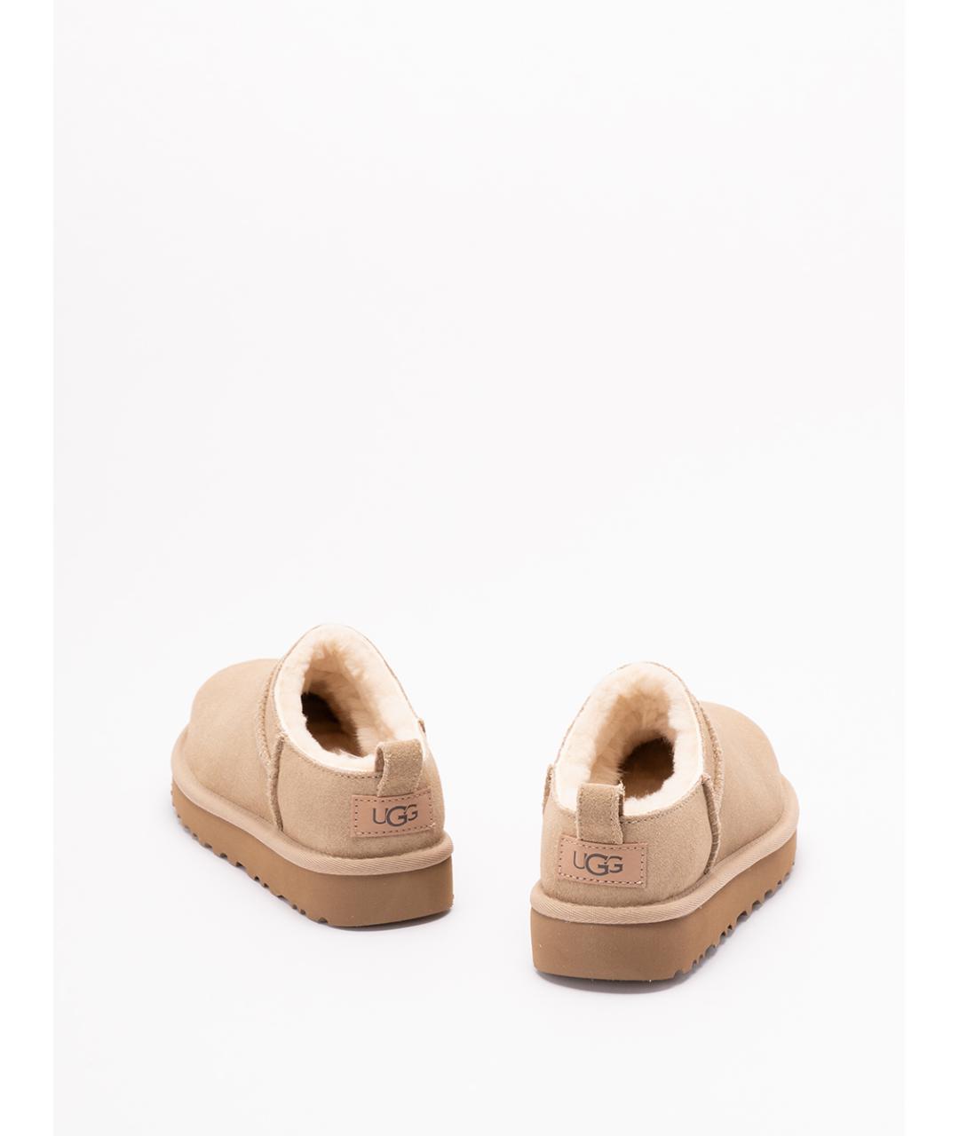 UGG Бежевые нубуковые ботинки, фото 3