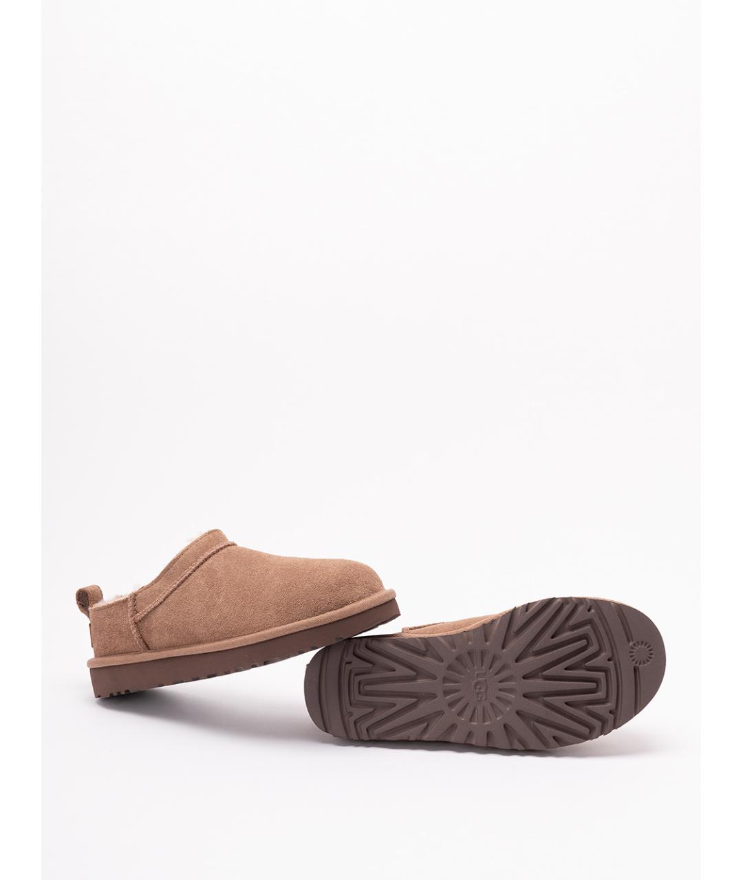 UGG AUSTRALIA Бежевые кожаные ботильоны, фото 4