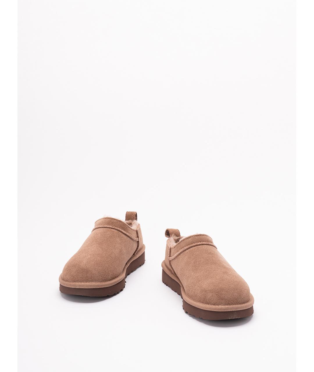 UGG AUSTRALIA Бежевые кожаные ботильоны, фото 2