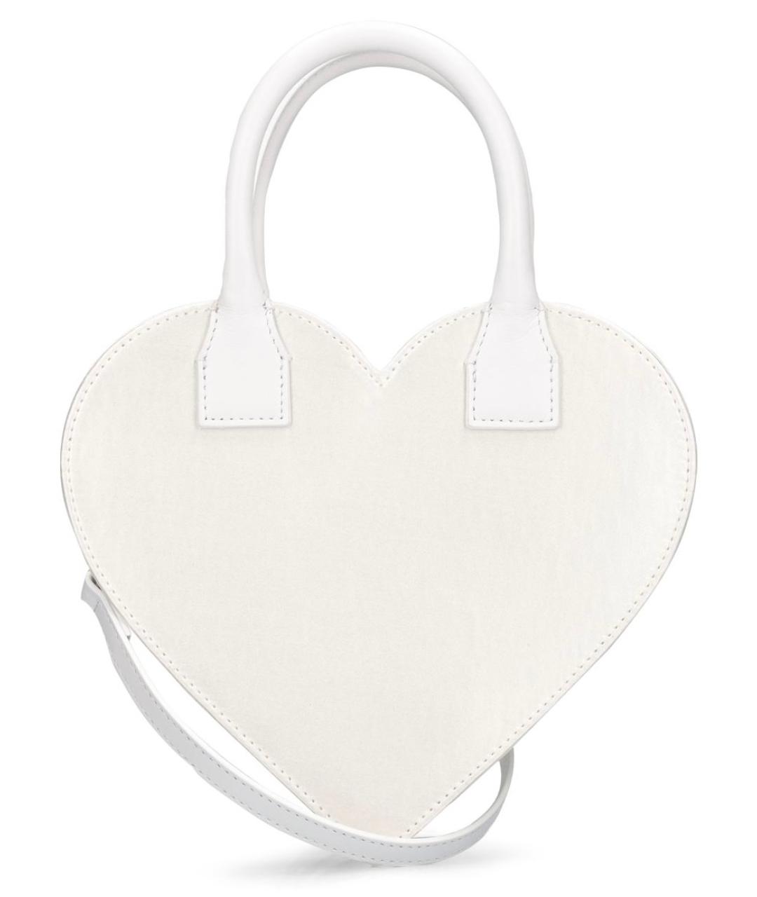 MACH&MACH Белая тканевая сумка через плечо, фото 3