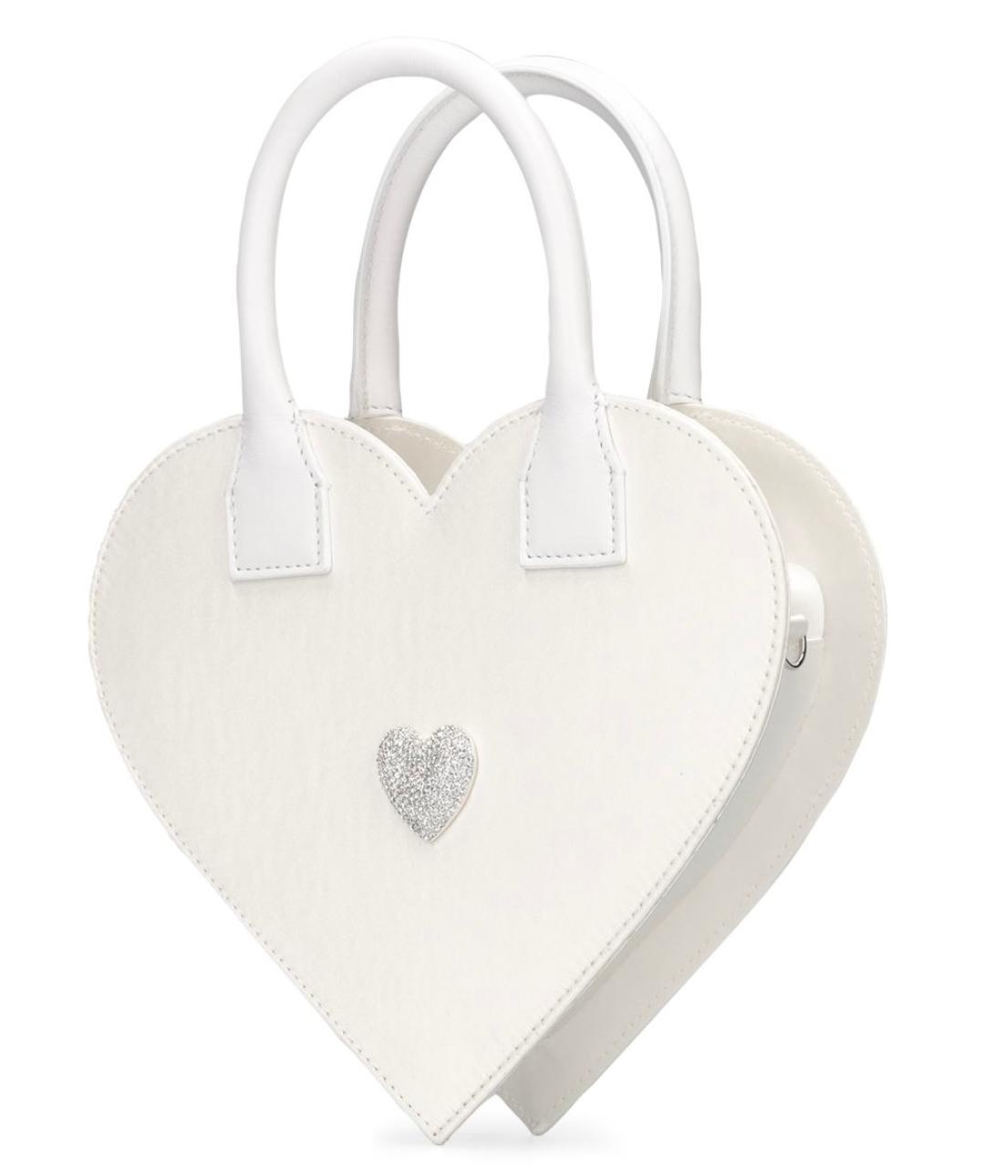 MACH&MACH Белая тканевая сумка через плечо, фото 2