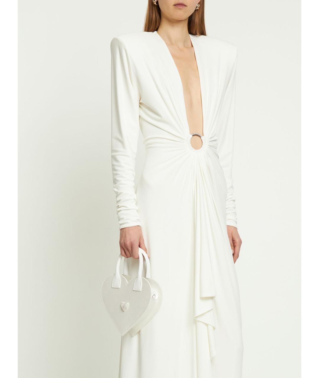 MACH&MACH Белая тканевая сумка через плечо, фото 7