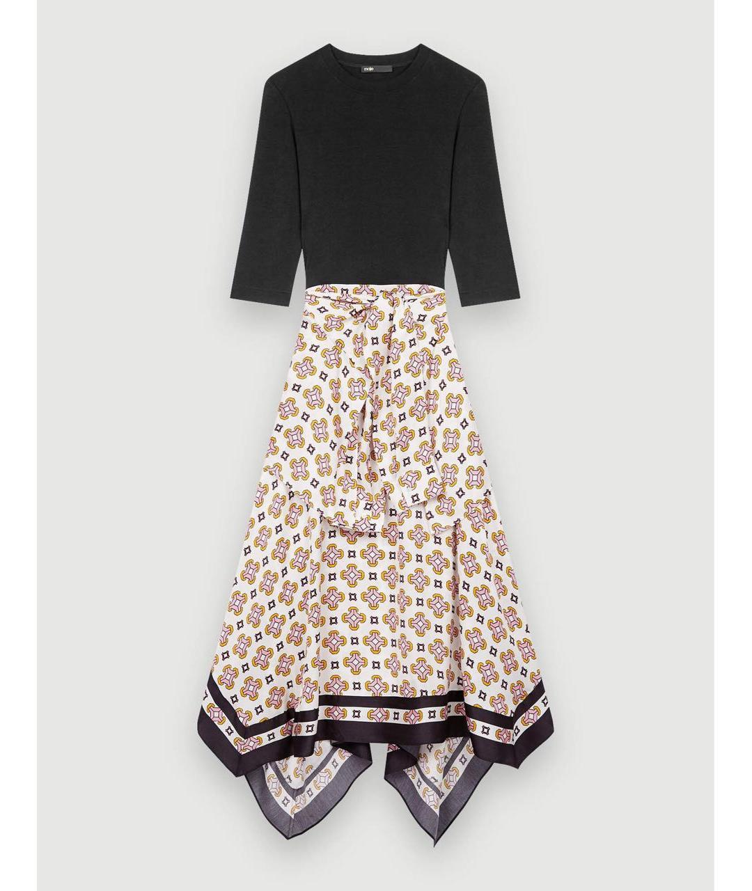 MAJE Мульти вискозное повседневное платье, фото 8