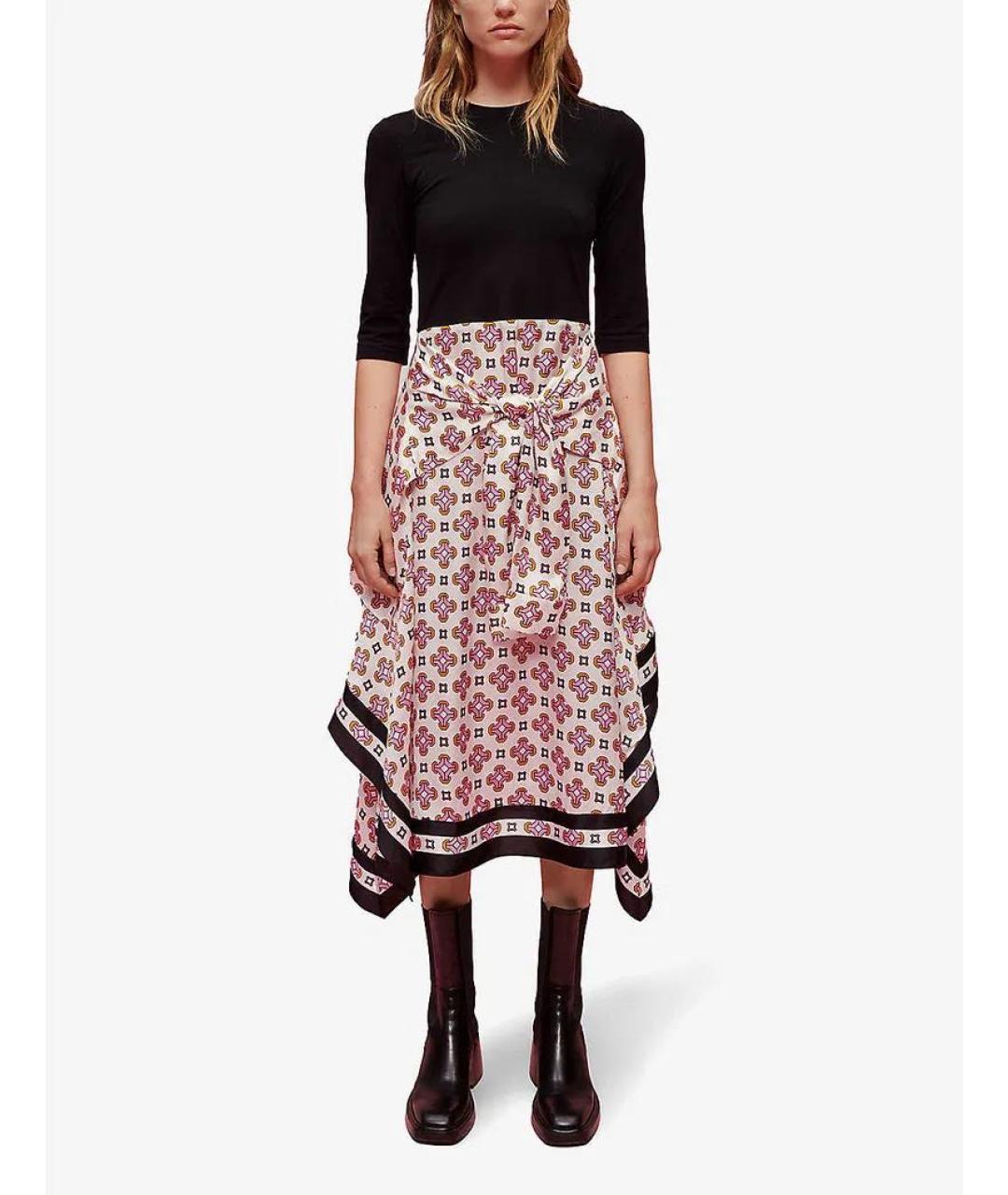 MAJE Мульти вискозное повседневное платье, фото 2